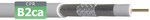 Коаксіальний кабель RG6 tc 685CU-B2ca LSZH, жила 1.02, Trishield, (500м)